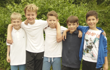 Jungen c1: Christian, Denis, Max, Niklas, Simon