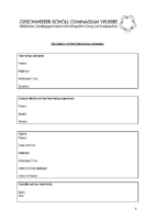 Obligation of the internship company